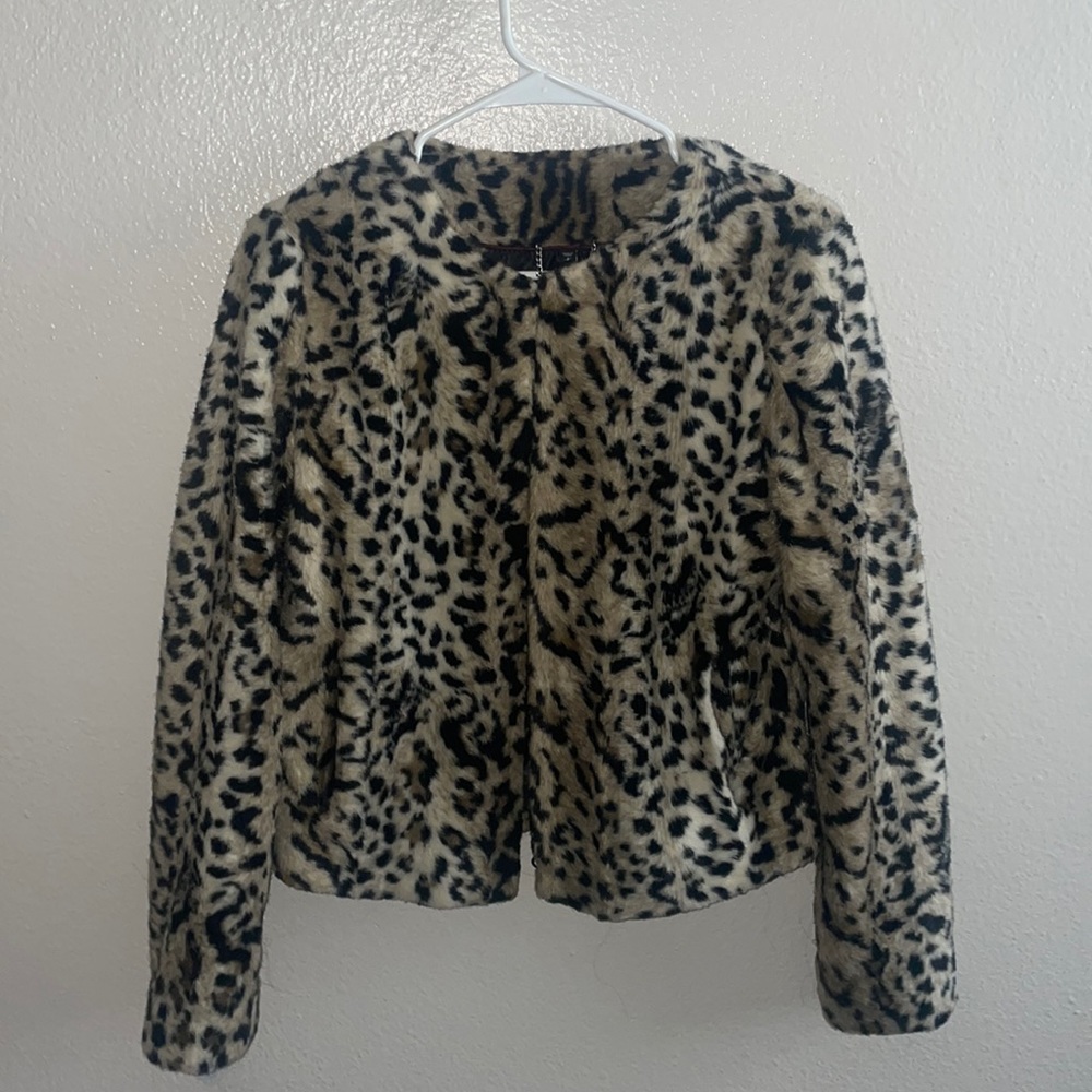 Express faux fur jacket